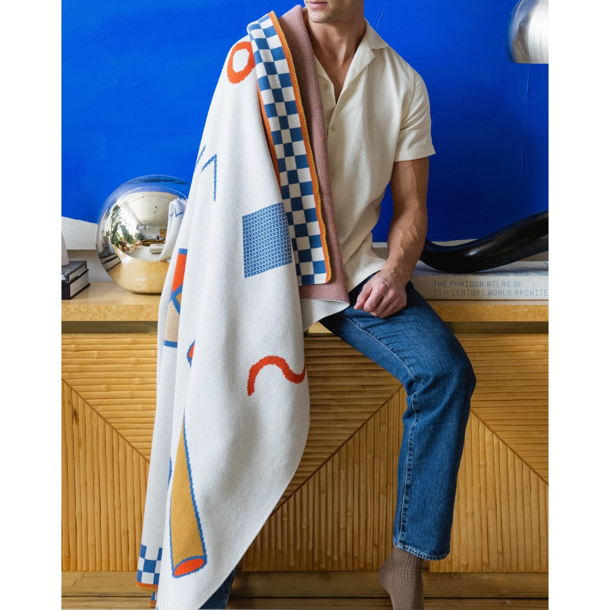 Shapes Throw Blanket - Biquette