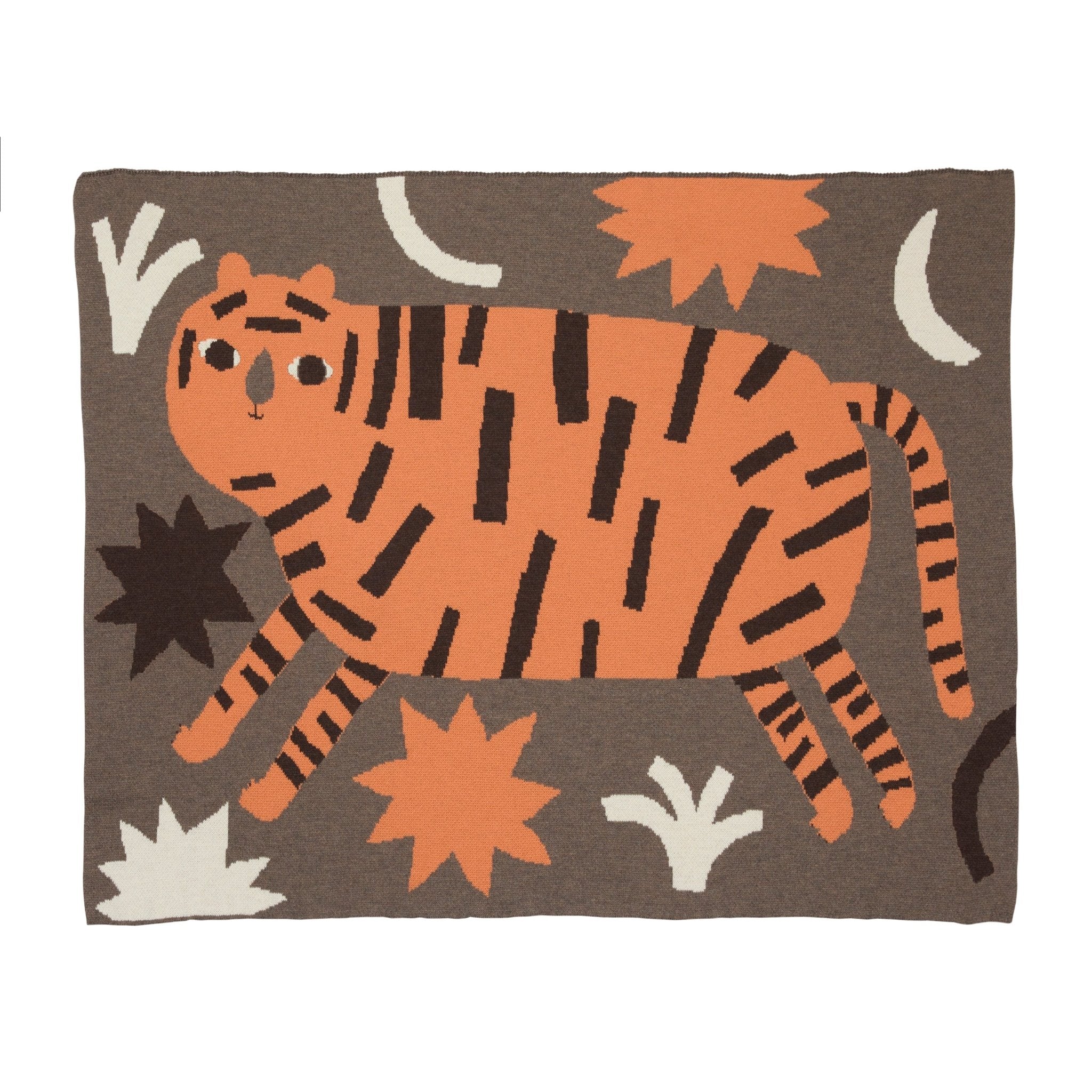 Surprised Tiger Baby Blanket - Biquette