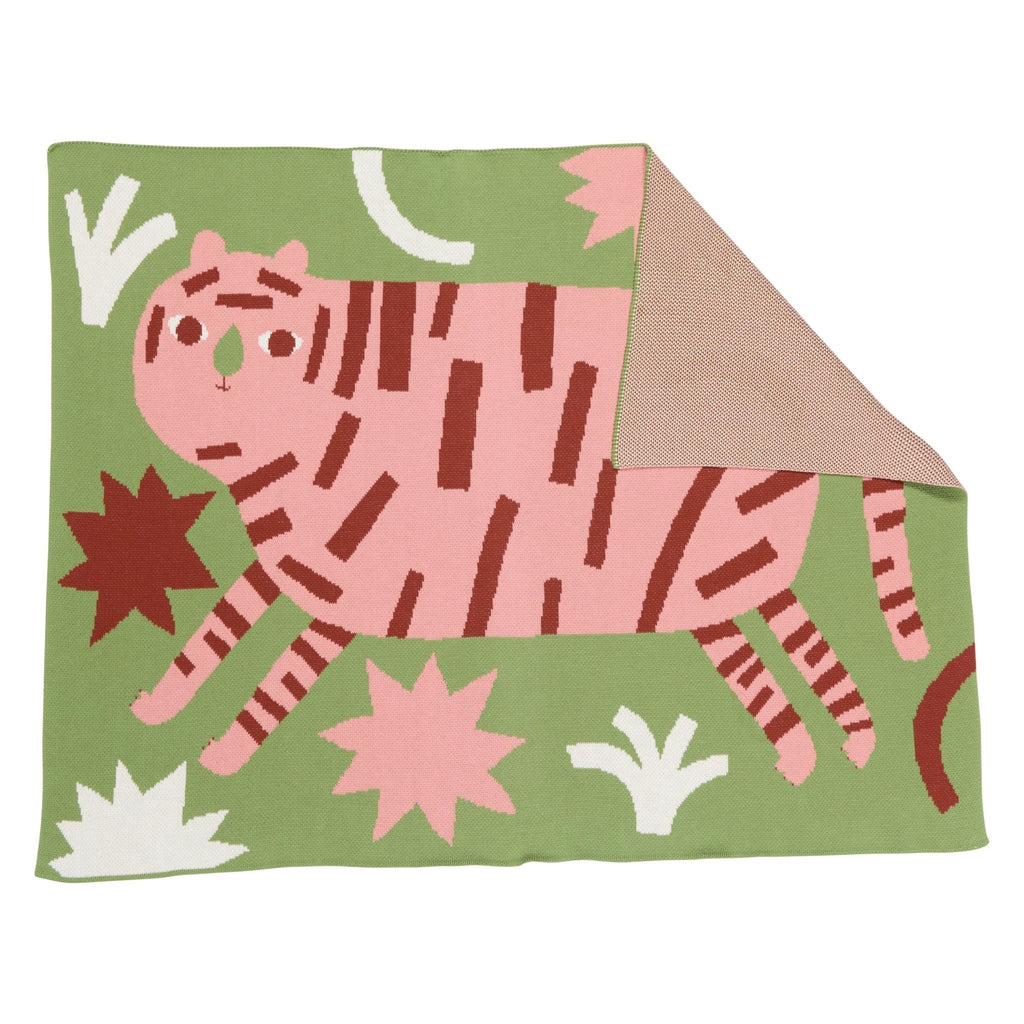 Surprised Tiger Baby Blanket - Biquette