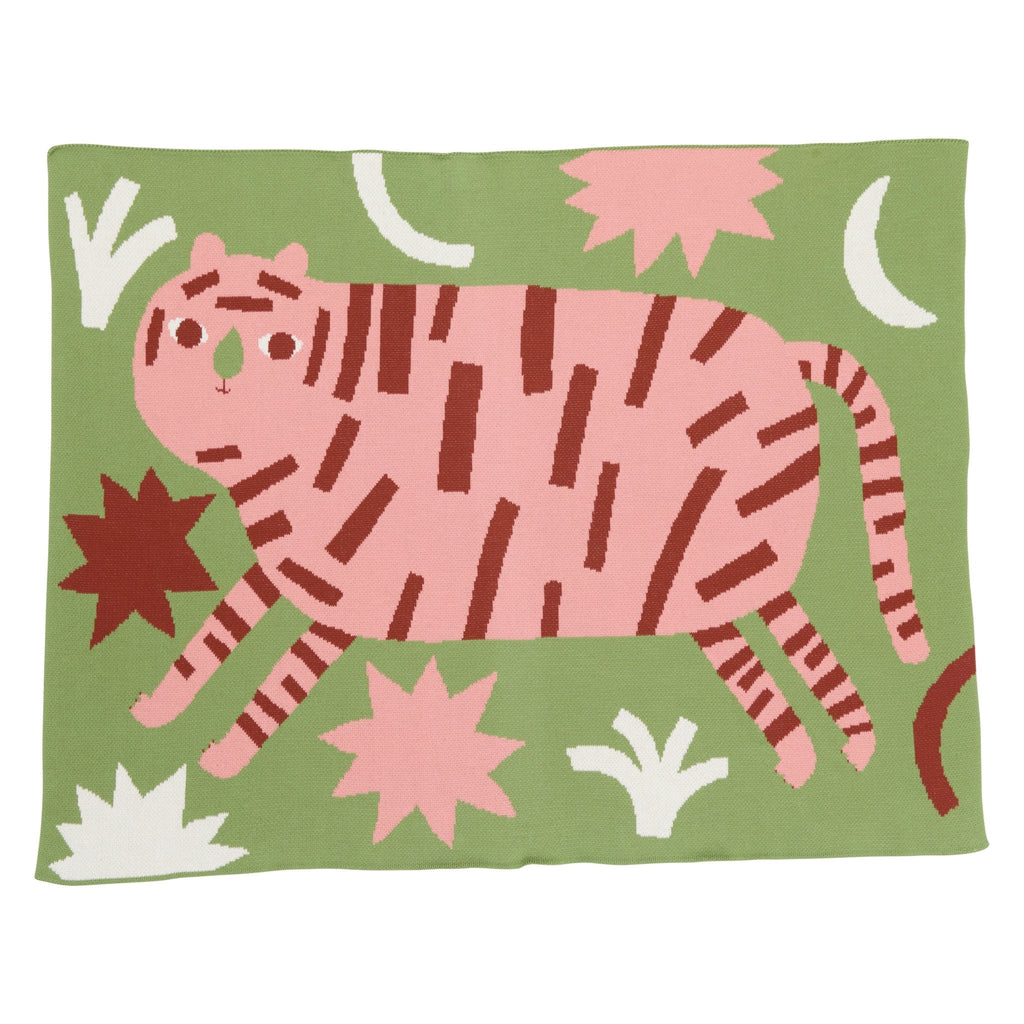 Surprised Tiger Baby Blanket - Biquette