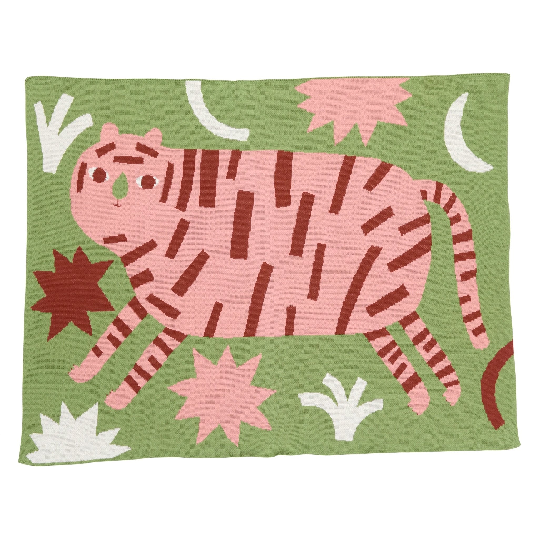 Surprised Tiger Baby Blanket - Biquette
