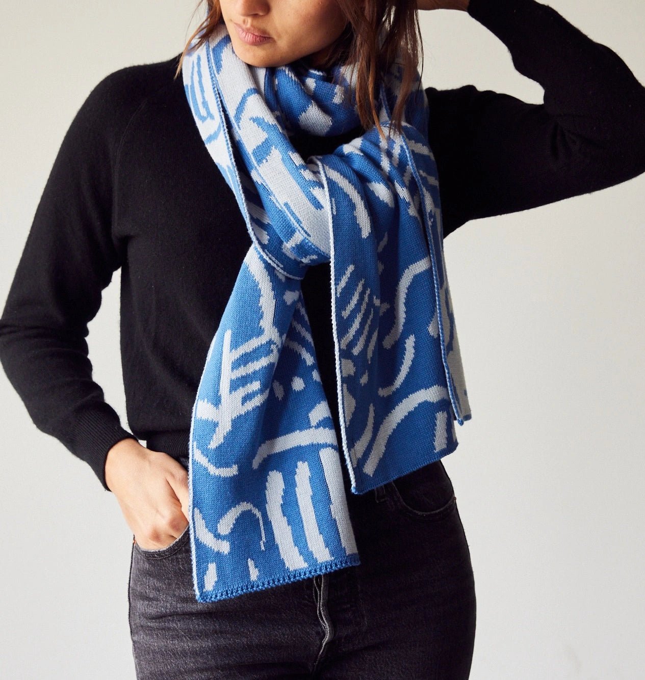 Fold Scarf by Jenny Pennywood – Biquette Fold Scarf by Jenny Pennywood – Biquette