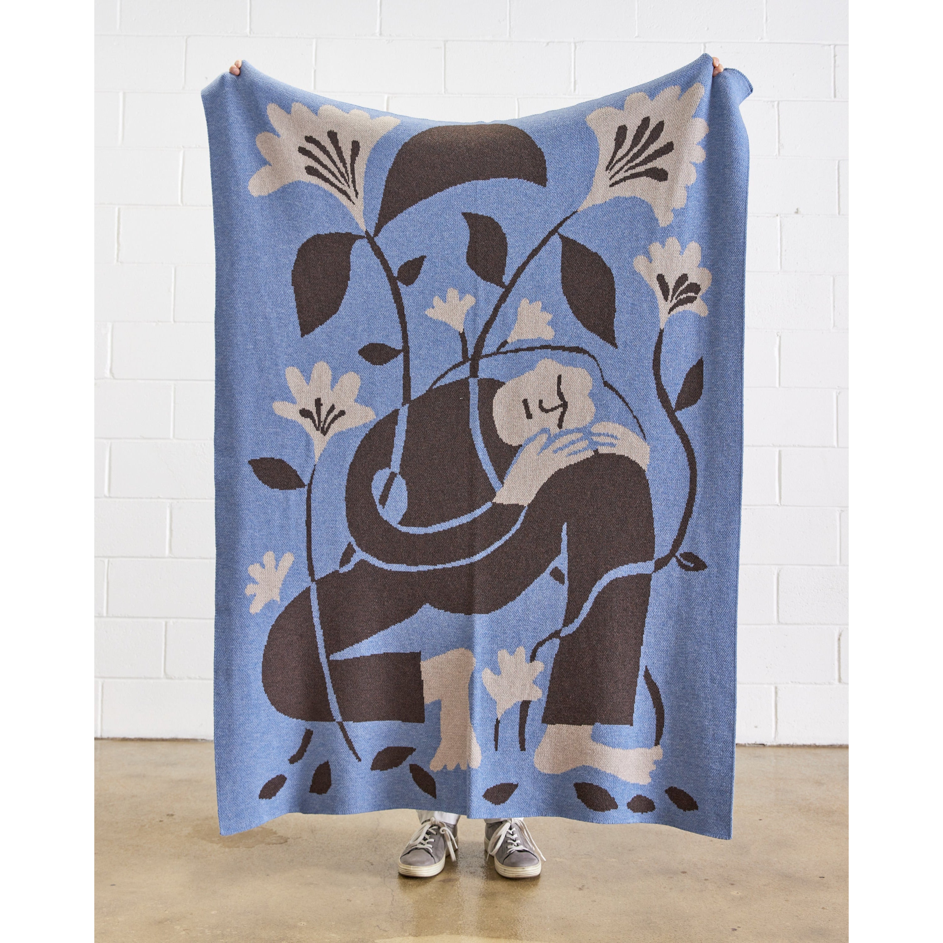 Grow | Throw Blanket | Merino Wool - Biquette